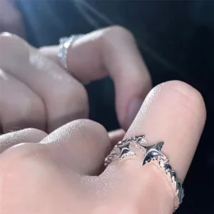 Trendy Adjustable Star Ring – Unique Fashion Jewelry for Women